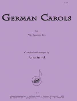 German Carols For Alto Rcdr Trio by for
