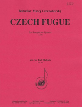 Czech Fugue For Sax Quartet - Set by for