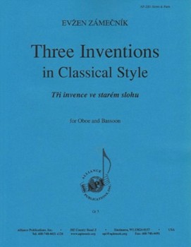 Three Inventions In Classical Style - 2 Like Saxes by Evzen Zamecnik for