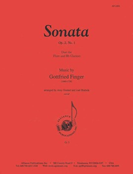 Sonata Opus 2 N 1 - Fl-clnt by for