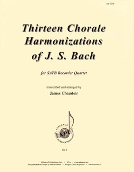 Thirteen Chorales Of J S Bach - Rcdr 4 by for