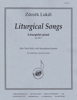Liturgical Songs For Alto Voice & Sax 4 by for