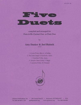 Five Duets For Fl & Clnt by for