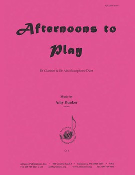 Afternoons To Play - Clt & A Sax Duo by for