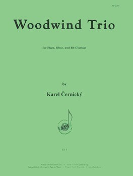 Woodwind Trio For Fl Ob & Clt by for