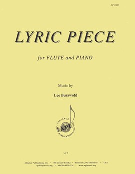Lyric Piece For Flute And Piano by for