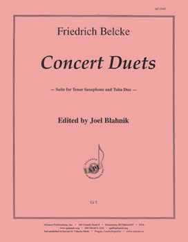Concert Duets For Bb Clnt (tsx) & Tba by for
