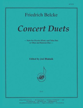 Concert Duets For Piccolo & Tuba Or Oboe & Bassoon by for