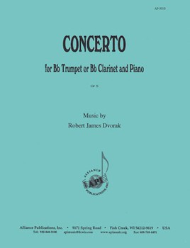 Concerto For Bb Trp Or Clarinet & Piano by for