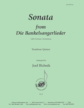 Sonata From die Bankelsangerlieder - Trb 5 by for