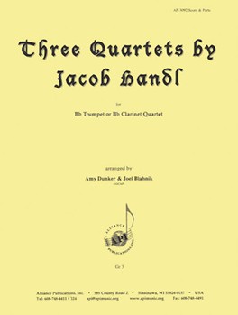 Three Quartets By Jacob Handl - Fl 4