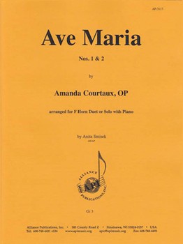 Ave Maria N. 1 & 2 F Hn 2/pno Or Org by for