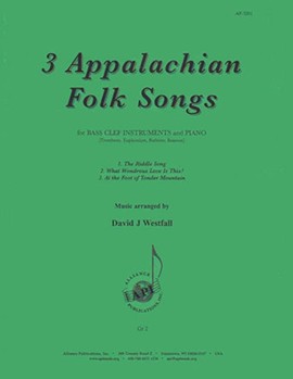 Three Appalachian Folk Songs - Bb Or C Instr-piano by for