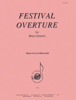 Festival Overture For Brass Quartet - by for