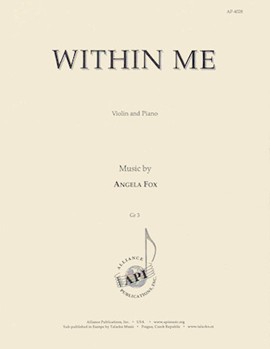 Within Me - Vln Solo-pno by for