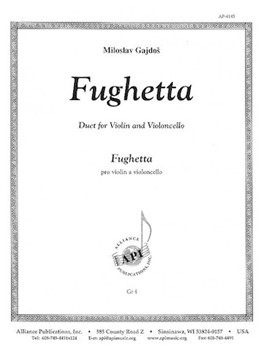 Fughetta For Vln & Vc Duet by for