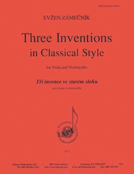 Three Inventions... Vla 2 Or Vc 2 by for