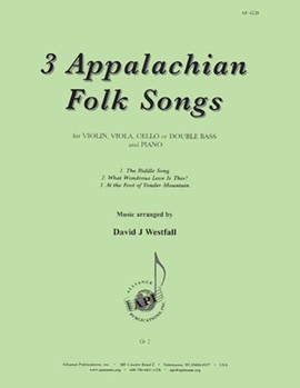 Three Appalachian Folk Songs - Vln Vla Vc Or Cbs Solo by for