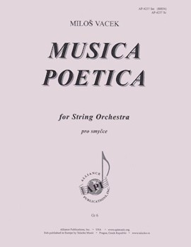 Musica Poetica For Strings by for Score