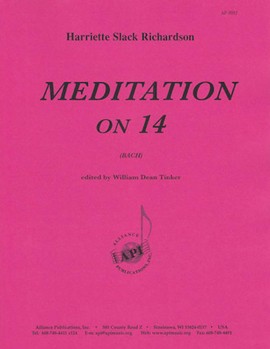 Meditation On 14 (bach) - Org by for
