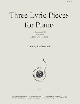 Three Lyric Pieces For Piano by Burswold Lee for
