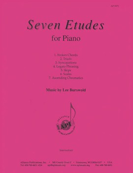 Seven Etudes For Piano by Burswold Lee for