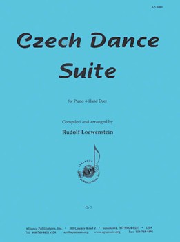 Czech Dance Suite For Piano - 4-hd Duet by for