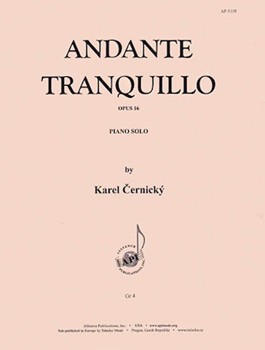 Andante Tranquillo Op.16 - Pno by Cernicky Karel for