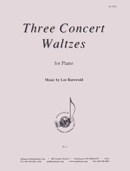 Three Concert Waltzes - Piano by Burswold Lee for