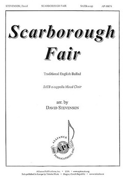 Scarborough Fair by - Stevenson David - for SATB a cappella (Trad. English Ballad)