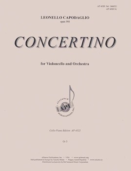Concertino by Capodaglio Leonello for Score and Parts