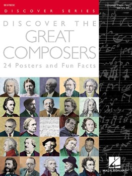 Discover The Great Composers for Posters (Miniature Prints - Color - Set Of 24)