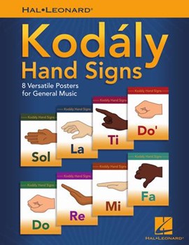 Kodaly Hand Signs (Solfege) for Posters (Set of 8 Posters)