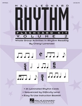 Rhythm Flash Card Kit Volume 2 by Lavender Cheryl for Flash Cards (Vol 2)