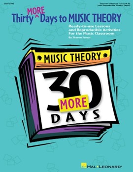 30 More Days To Music Theory by Stosur Sharon for Teacher Book