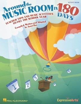 Around The Music Room In 180 Days by Day Janet Klevberg - Day Janet Klevberg - for Game Collection (Activity Book)