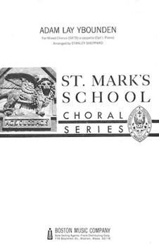 Adam Lay Ybounden by - Stanley Sheppard - for SATB