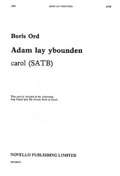 Adam Lay Ybounden by Ord for SATB a cappella
