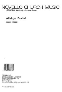 Alleluya Psallat by Aston Peter for SATB