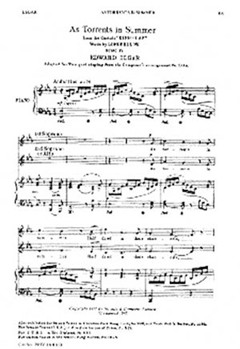 As Torrents In Summer by Elgar Edward for SA