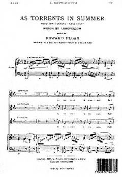 As Torrents In Summer by Elgar Edward - Moore - for SSA