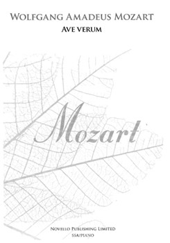 Ave Verum by Mozart Wolfgang Amadeus for SSA