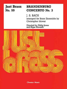 Brandenburg Concerto No. 3 by Bach Johann Sebastian - Mowat Christopher - for Score and Parts