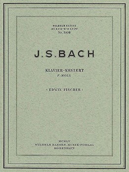 Concerto In F Minor by Bach Johann Sebastian - Fisher Edwin - for 2 Piano 4 Hands