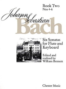 6 Sonatas Volume 2 by Bach Johann Sebastian - Bennett William - for Flute and Piano