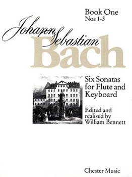 6 Sonatas Volume 1 by Bach Johann Sebastian - Bennett William - for Flute and Piano