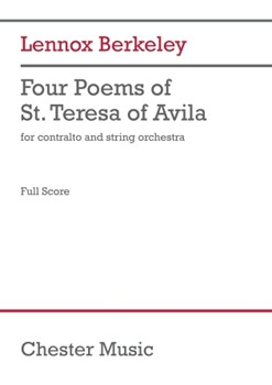 Four Poems Of St. Teresa Of Avila Op. 27 by Lennox Berkeley for