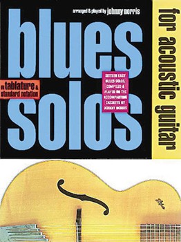 Blues Solos For Acoustic Guitar by - Norris Johnny - for Guitar w/c