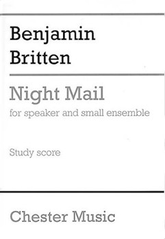 Night Mail by Britten Benjamin for Study Score