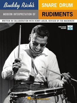 Buddy Rich's Modern Interpretation Of Snare Drum Rudiments by Adler and Rich - MacKenzie Ted - Buddy Rich for Snare Drum Method (Includes 2 DVD's)